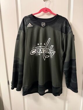 adidas Camo Washington Capitals Hockey Jersey
